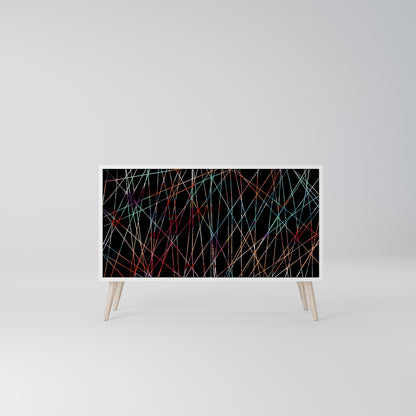 LUMINOUS SNARE 2-Door Sideboard in White Finish