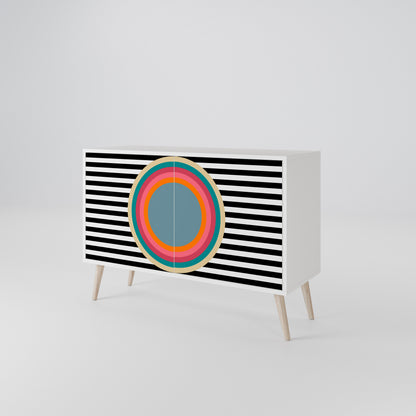 SPECTRA SHOWCASE 2-Door Sideboard in White Finish