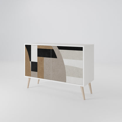 DELICATE MEMENTO 2-Door Sideboard in White Finish