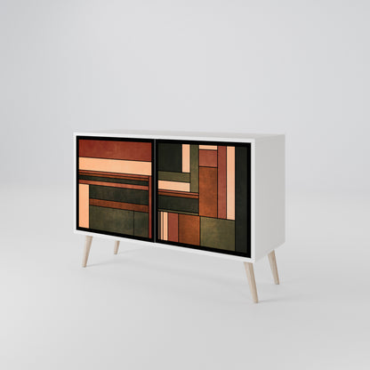 FIGURES OF NATURE 2-Door Sideboard in White Finish