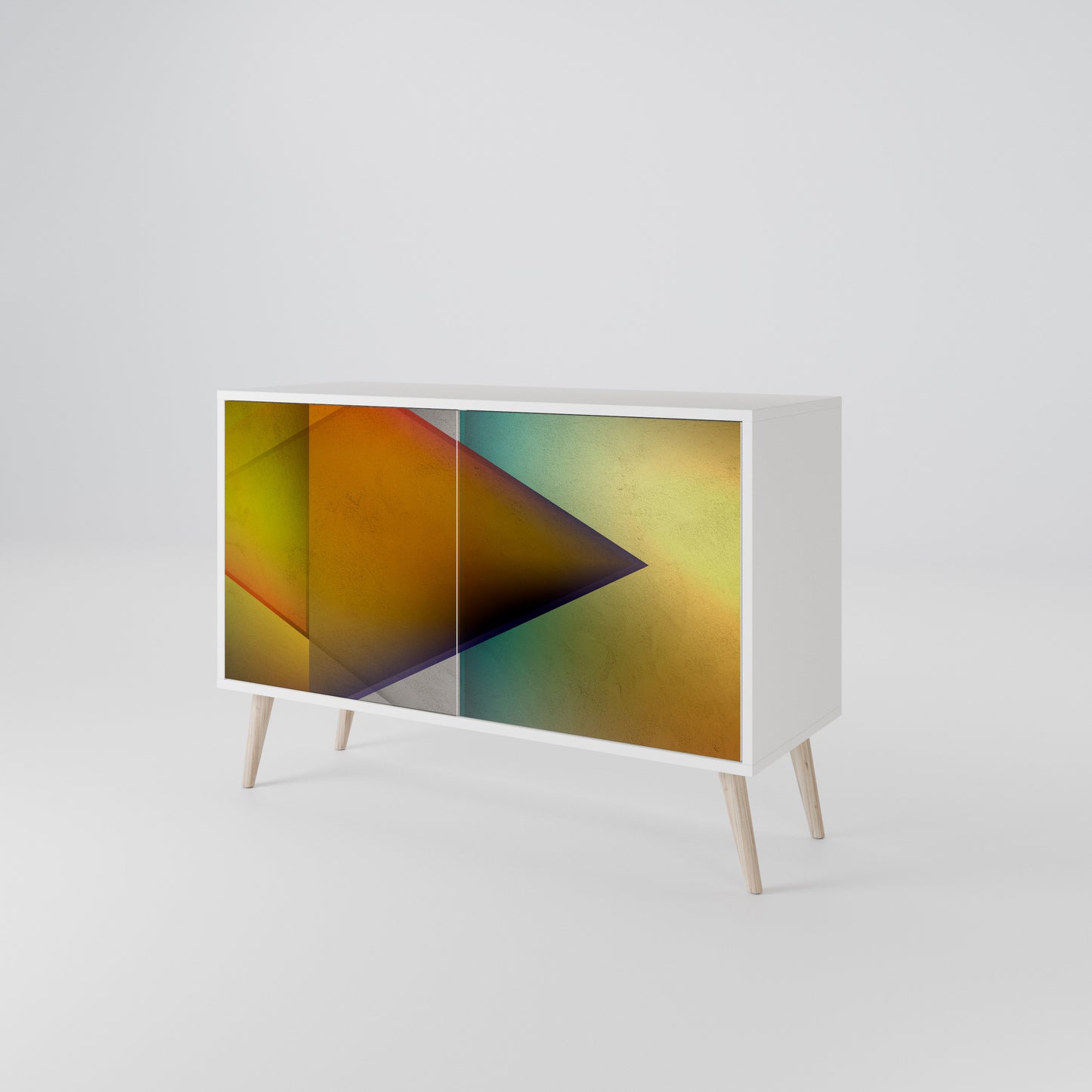 PIERCING SHARPNESS Madia a 2 Ante in Finitura Bianca