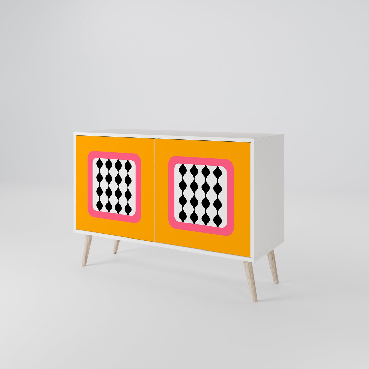 TEARS IN HEAVEN Madia a 2 Ante in Finitura Bianca