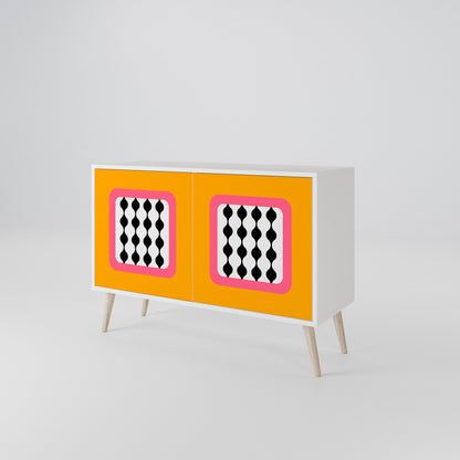 TEARS IN HEAVEN Madia a 2 Ante in Finitura Bianca