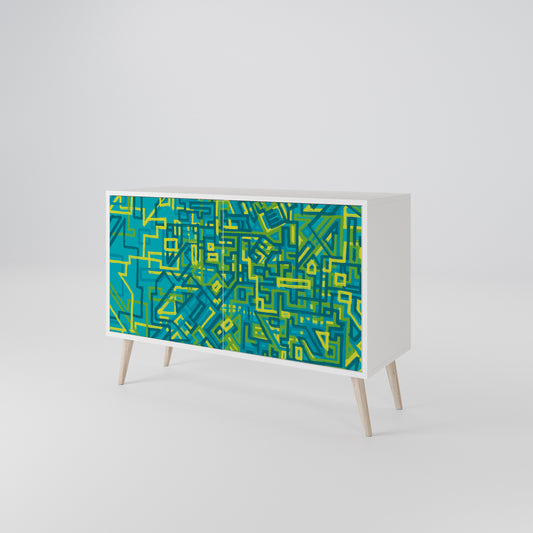 NOSTALGIC MEMORIES 2-Door Sideboard in White Finish