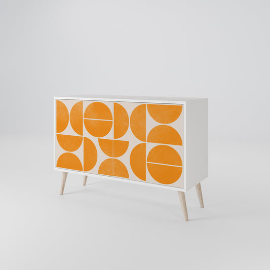 RECURRING DREAMS Madia a 2 Ante in Finitura Bianca