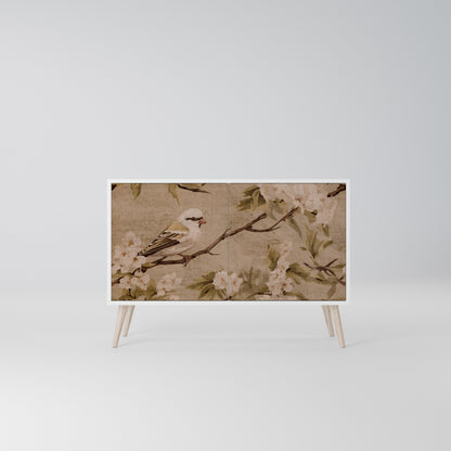 PETAL DISTINGUISH 2-Door Sideboard in White Finish