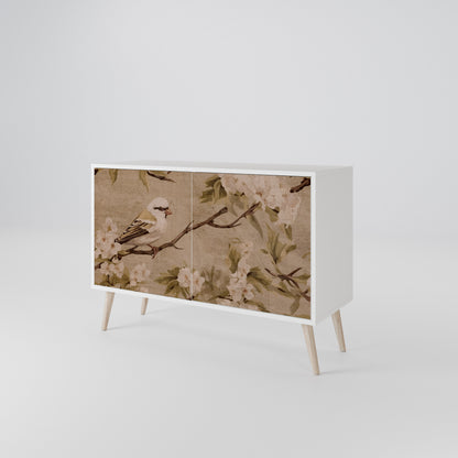 PETAL DISTINGUISH 2-Door Sideboard in White Finish