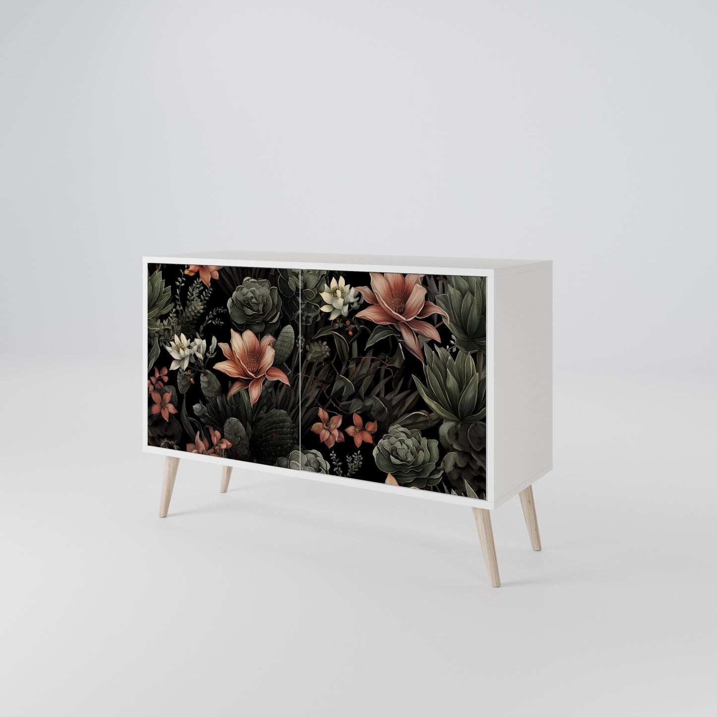 SECRET VERDURE 2-Door Sideboard in White Finish