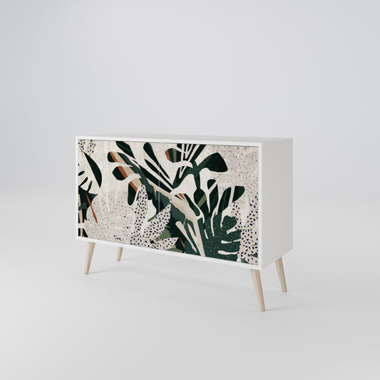 VERDURE FORMATION Madia a 2 Ante in Finitura Bianca