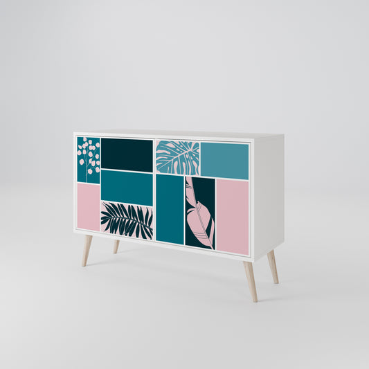 COMBINATION OF SHAPES 2-Door Sideboard in White Finish