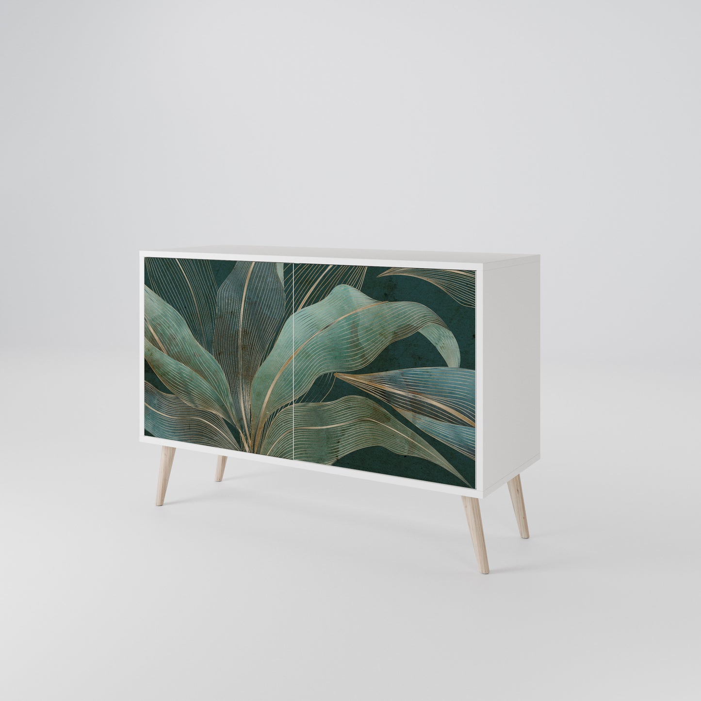 ROYAL GREEN Madia a 2 Ante in Finitura Bianca