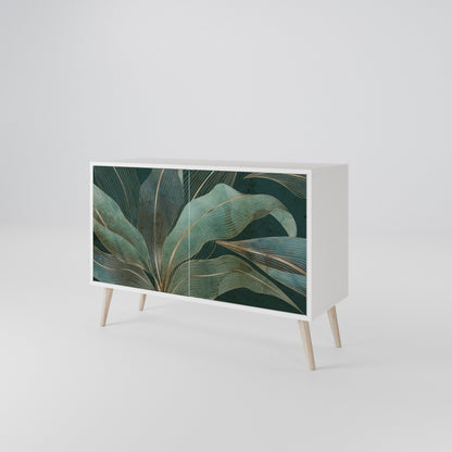 ROYAL GREEN Madia a 2 Ante in Finitura Bianca