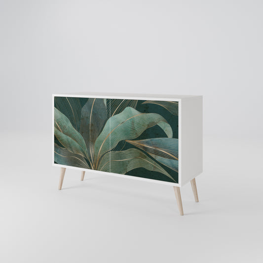 ROYAL GREEN Madia a 2 Ante in Finitura Bianca