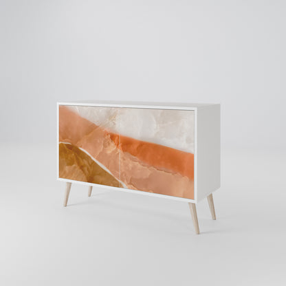 SANDHILLS SPLENDOUR Madia a 2 Ante in Finitura Bianca