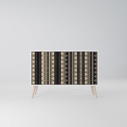 AZTEC Madia a 2 Ante in Finitura Bianca