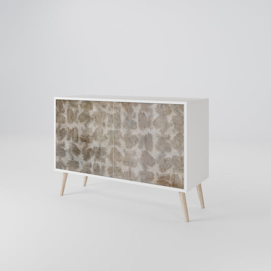SLIGHTLY BLURRED 2-Door Sideboard in White Finish