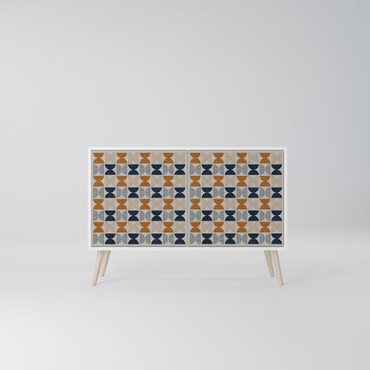 REFLECTION RANGE Madia a 2 Ante in Finitura Bianca