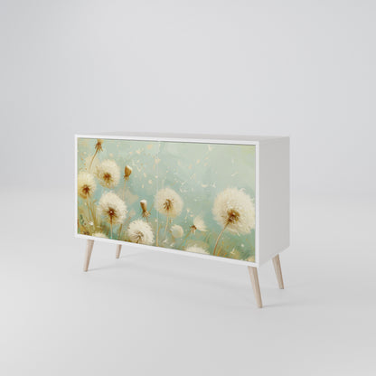 DREAMY MEADOW Madia a 2 Ante in Finitura Bianca