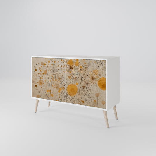 MORNING GLADE Madia a 2 Ante in Finitura Bianca