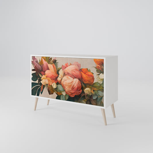 STYLISH BEAUTY Madia a 2 Ante in Finitura Bianca