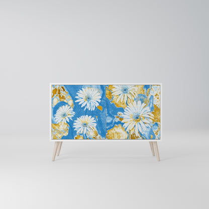 DAISY LUXE Madia a 2 Ante in Finitura Bianca