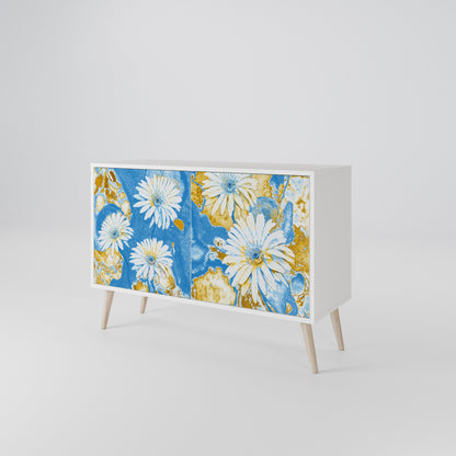 DAISY LUXE Madia a 2 Ante in Finitura Bianca