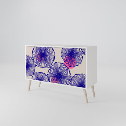 MAGIC NATURE Madia a 2 Ante in Finitura Bianca