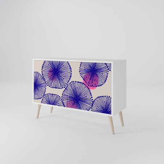 MAGIC NATURE Madia a 2 Ante in Finitura Bianca