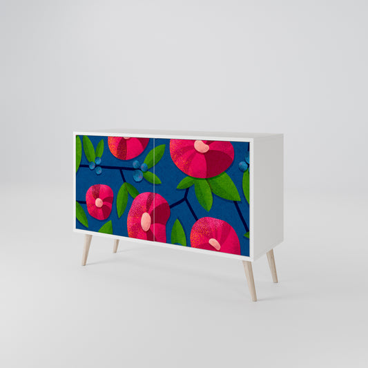 SPRING THOUGHTS Madia a 2 Ante in Finitura Bianca