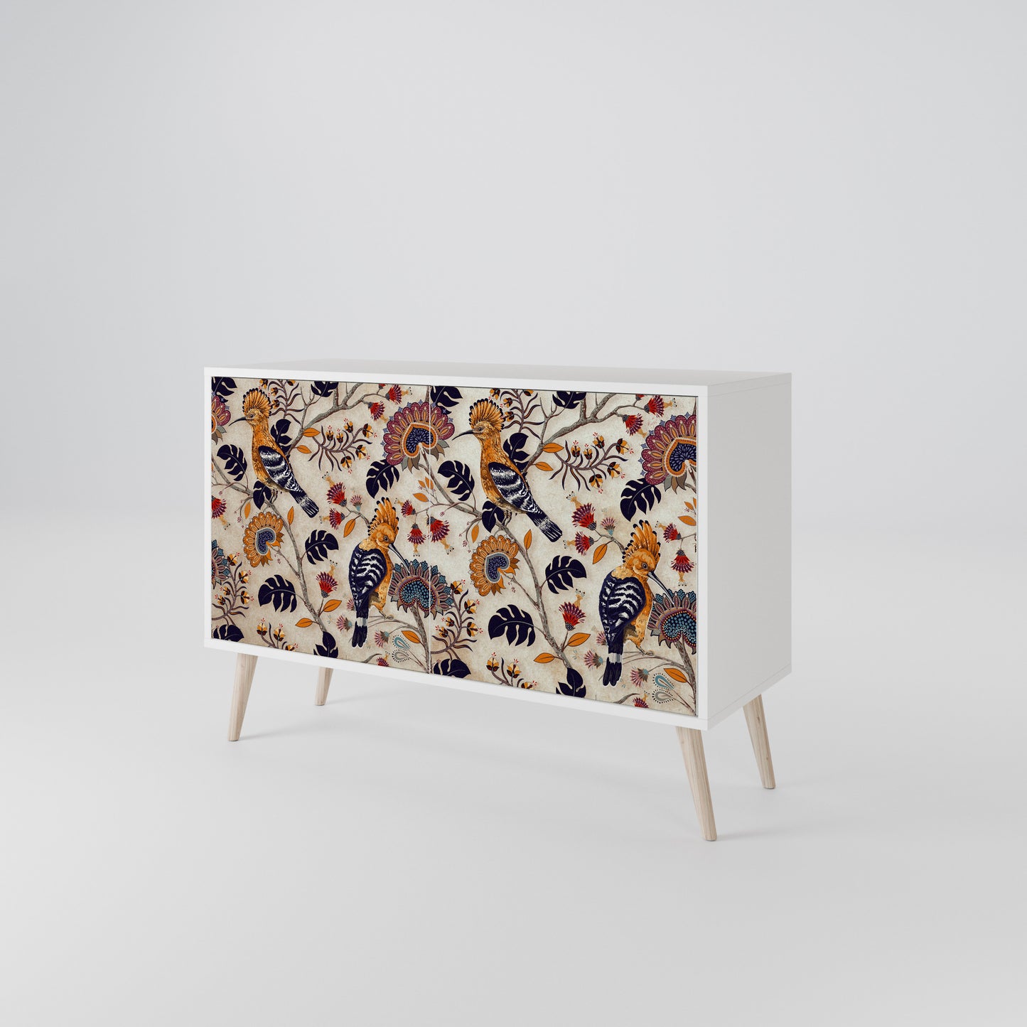 EMINENT HOOPOE Madia a 2 Ante in Finitura Bianca