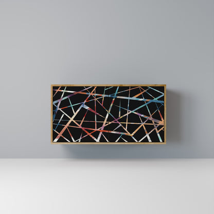 Credenza POLYGON VERVE a 2 ante in effetto rovere