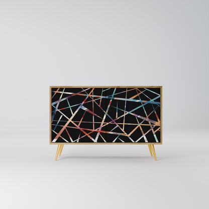 Credenza POLYGON VERVE a 2 ante in effetto rovere