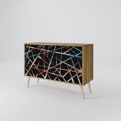 Credenza POLYGON VERVE a 2 ante in effetto rovere