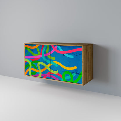 STREAMER TANGLE 2-Door Sideboard in Oak Effect