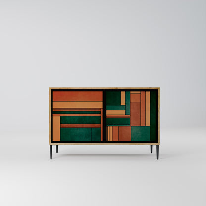 EARTHY FIGURES 2-Door Sideboard in Oak Effect