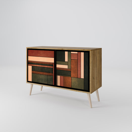 FIGURES OF NATURE 2-Door Sideboard in Oak Effect