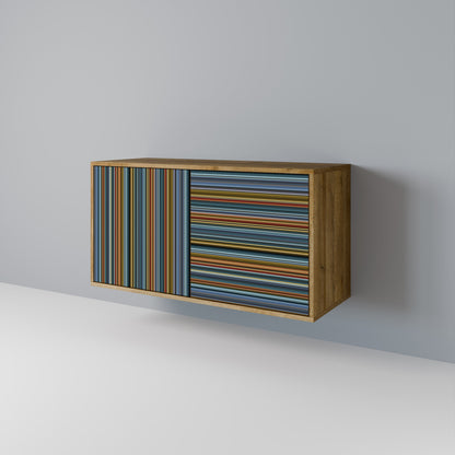 Credenza LINEOUT SPECTRUM a 2 ante in effetto rovere