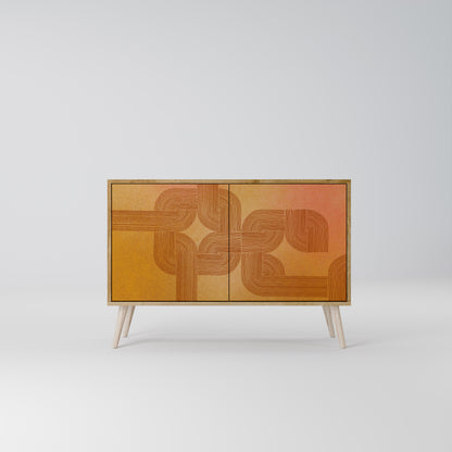 Credenza a 2 ante effetto rovere STRENGTHENING RELATION