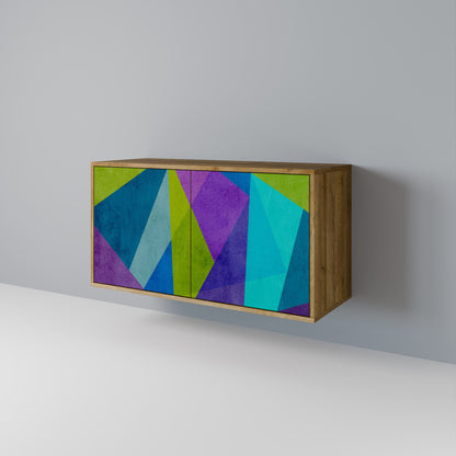 Credenza COLD SHOWCASE a 2 ante in effetto rovere