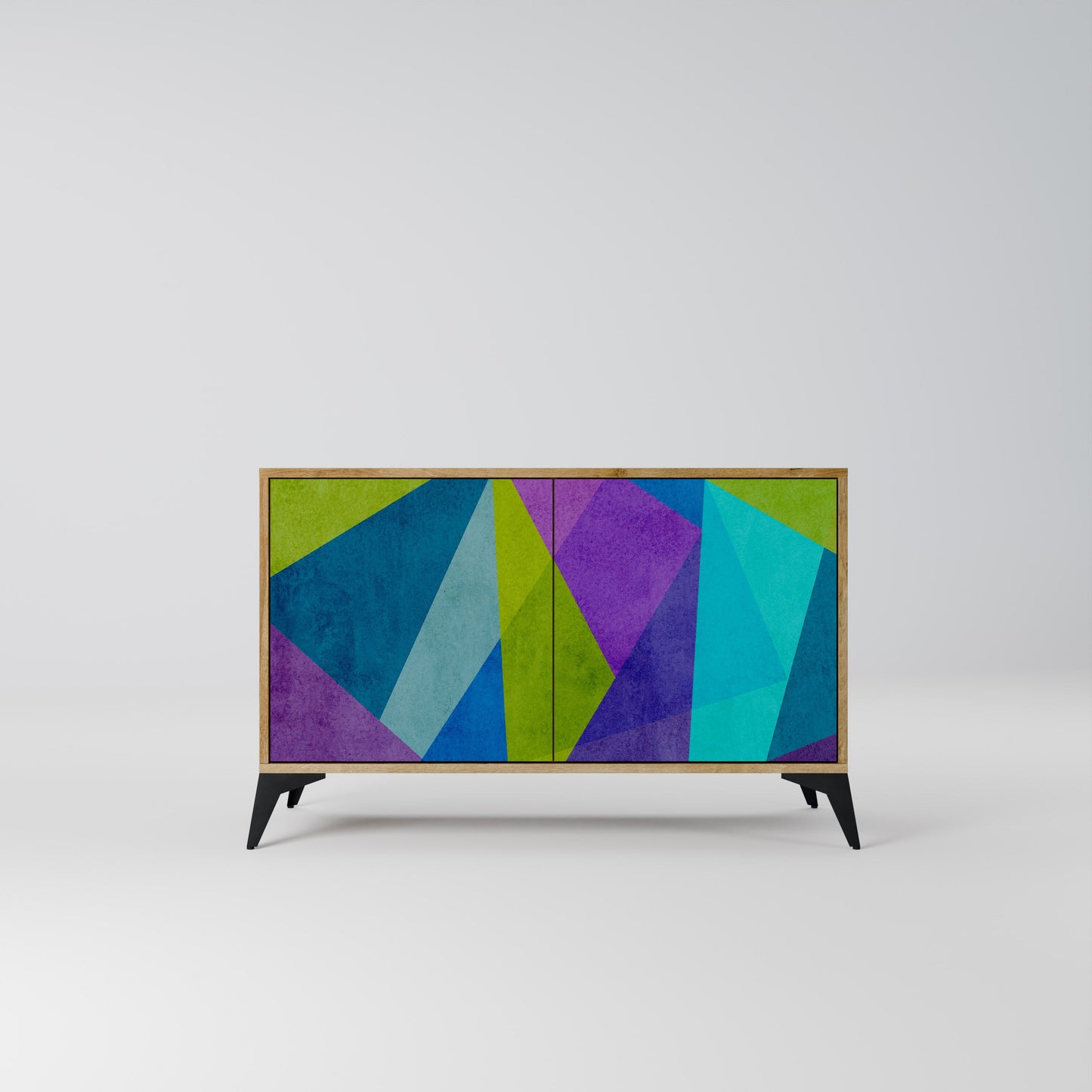 Credenza COLD SHOWCASE a 2 ante in effetto rovere