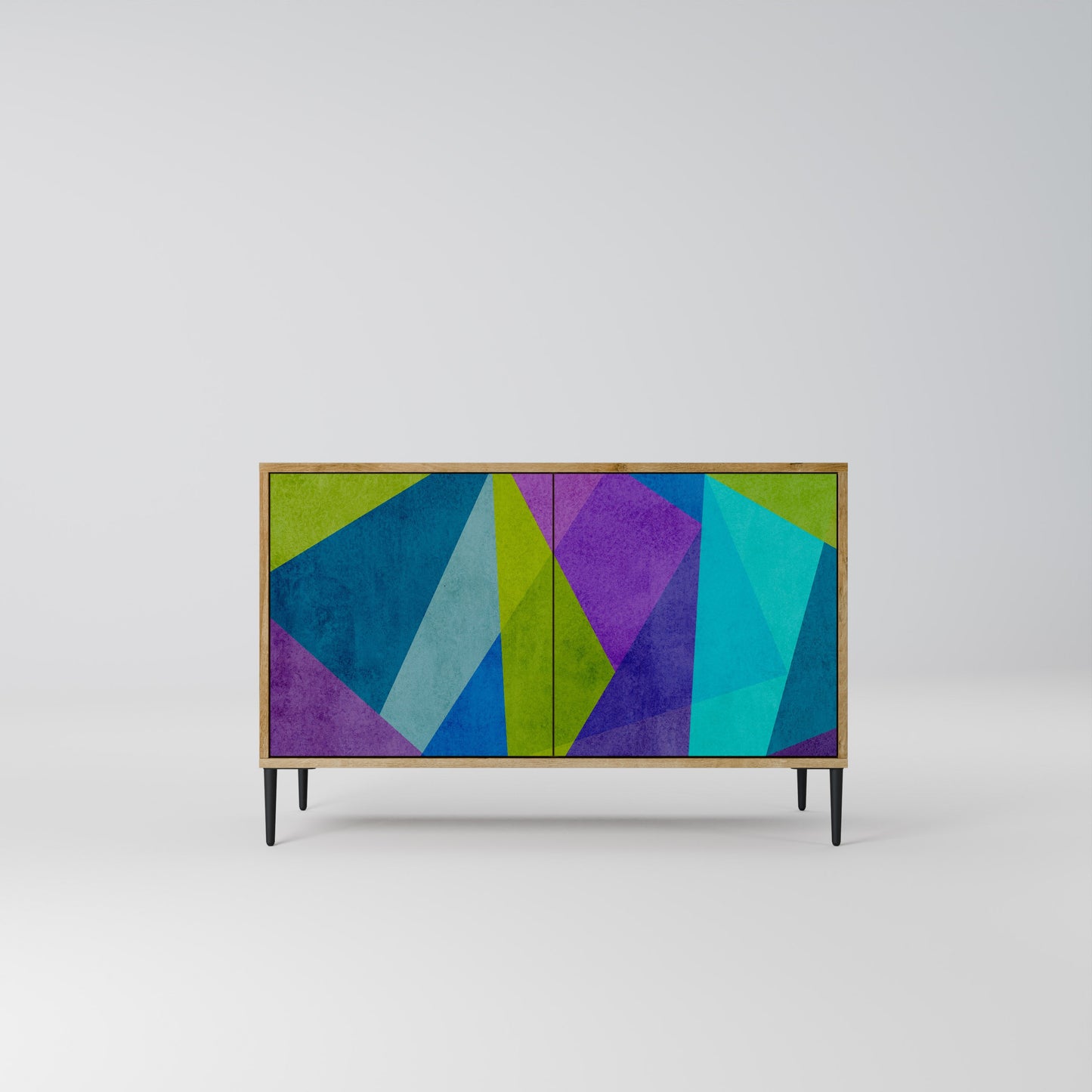 Credenza COLD SHOWCASE a 2 ante in effetto rovere