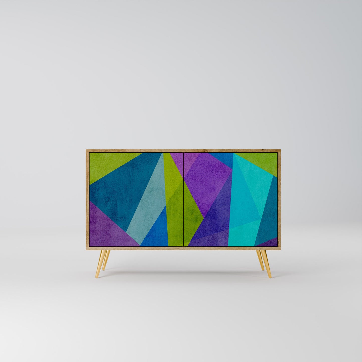 Credenza COLD SHOWCASE a 2 ante in effetto rovere