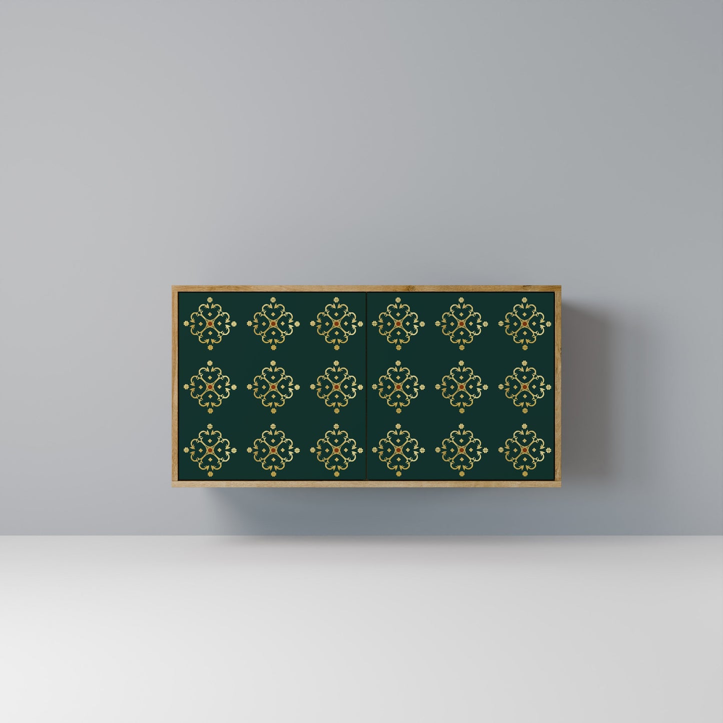 Credenza a 2 ante ROYAL MEDALLION in effetto rovere