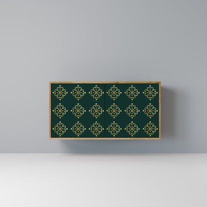 Credenza a 2 ante ROYAL MEDALLION in effetto rovere