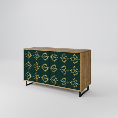 Credenza a 2 ante ROYAL MEDALLION in effetto rovere