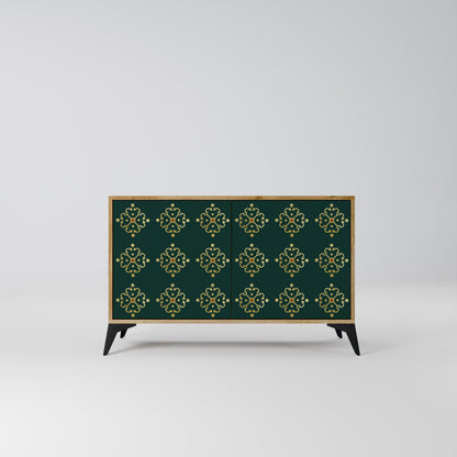 Credenza a 2 ante ROYAL MEDALLION in effetto rovere