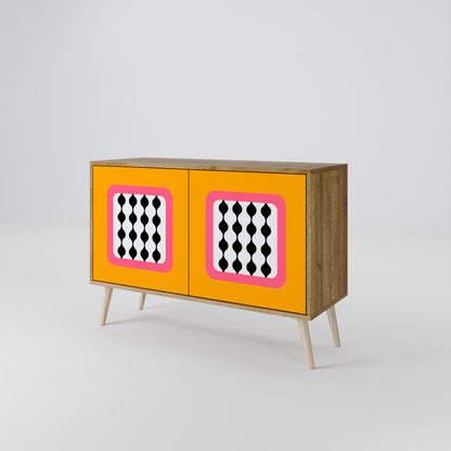 TEARS IN HEAVEN 2-Door Sideboard in Oak Effect