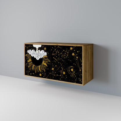 STELLAR CONSTELLATIONS 2-Door Sideboard in Oak Effect