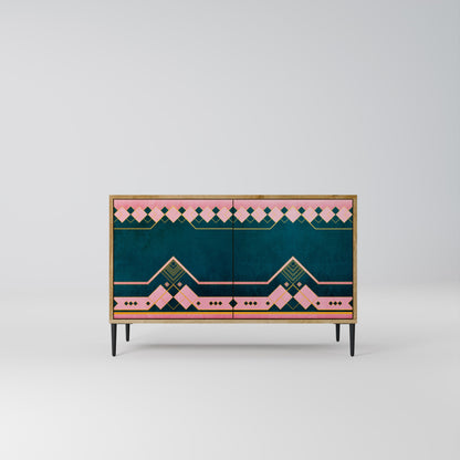 ROYAL COMPOSITION 2-Door Sideboard in Oak Effect
