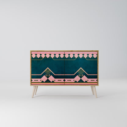 ROYAL COMPOSITION 2-Door Sideboard in Oak Effect